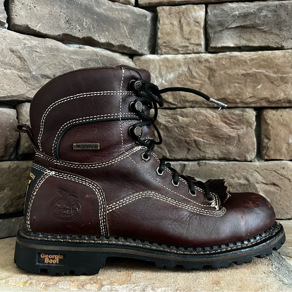 Georgia 7” Alloy Toe‎ Logger Boots / SZ 8.5